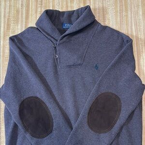 Polo Ralph Lauren Brown Pullover with Elbow Patches
